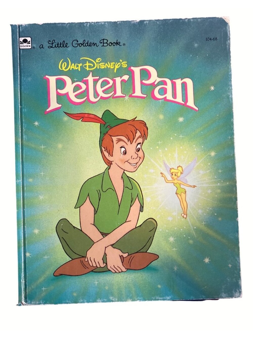 Walt Disneys Peter Pan Little Golden Book Illustrated 1989 Edition